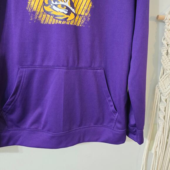 Gen2 LSU Tigers Purple Hooded Sweatshirt Youth Size XL 18/20 - Picture 4 of 11